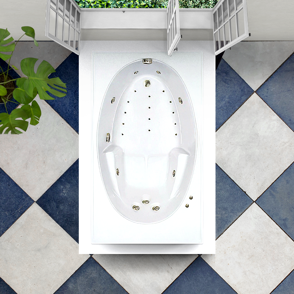 60x42 RM Whirlpool and Air Bath Combination Tub
