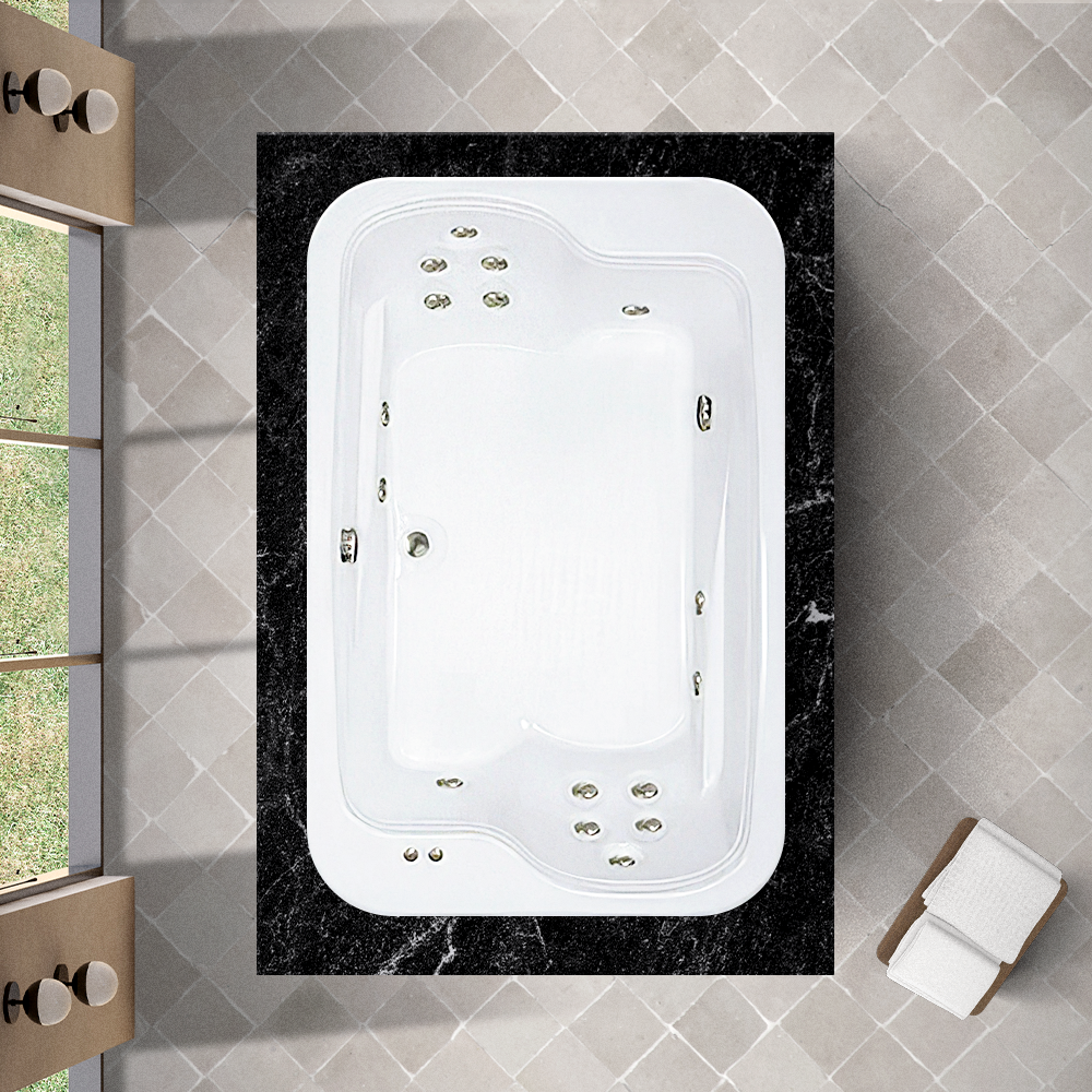 72x45 Whirlpool Bathtub