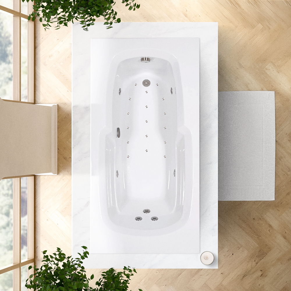 60x32 Whirlpool and Air Bath Combination Tub