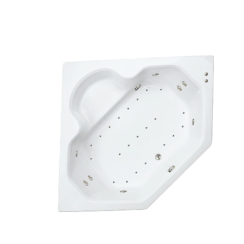 60x60 Whirlpool and Air Bath Combination Tub