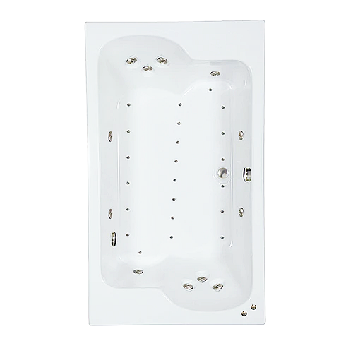 72x43 Whirlpool and Air Bath Combination Tub