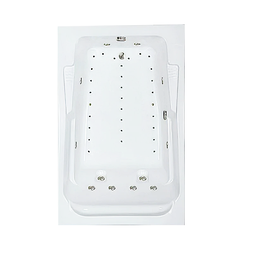 72x48 Whirlpool and Air Bath Combination Tub