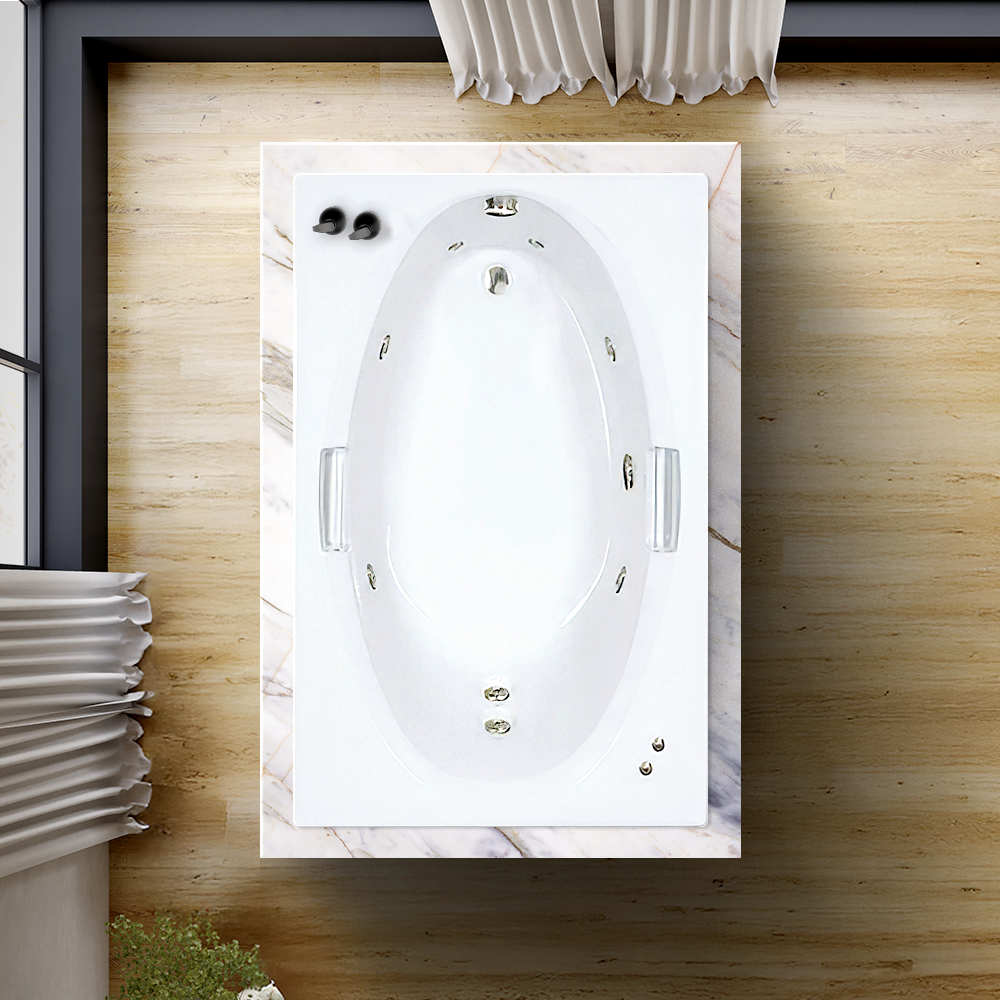 60x42DM Whirlpool Bathtub