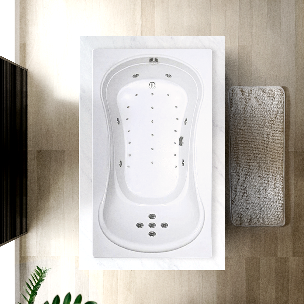72x42HG Whirlpool and Air Bath Combination Tub