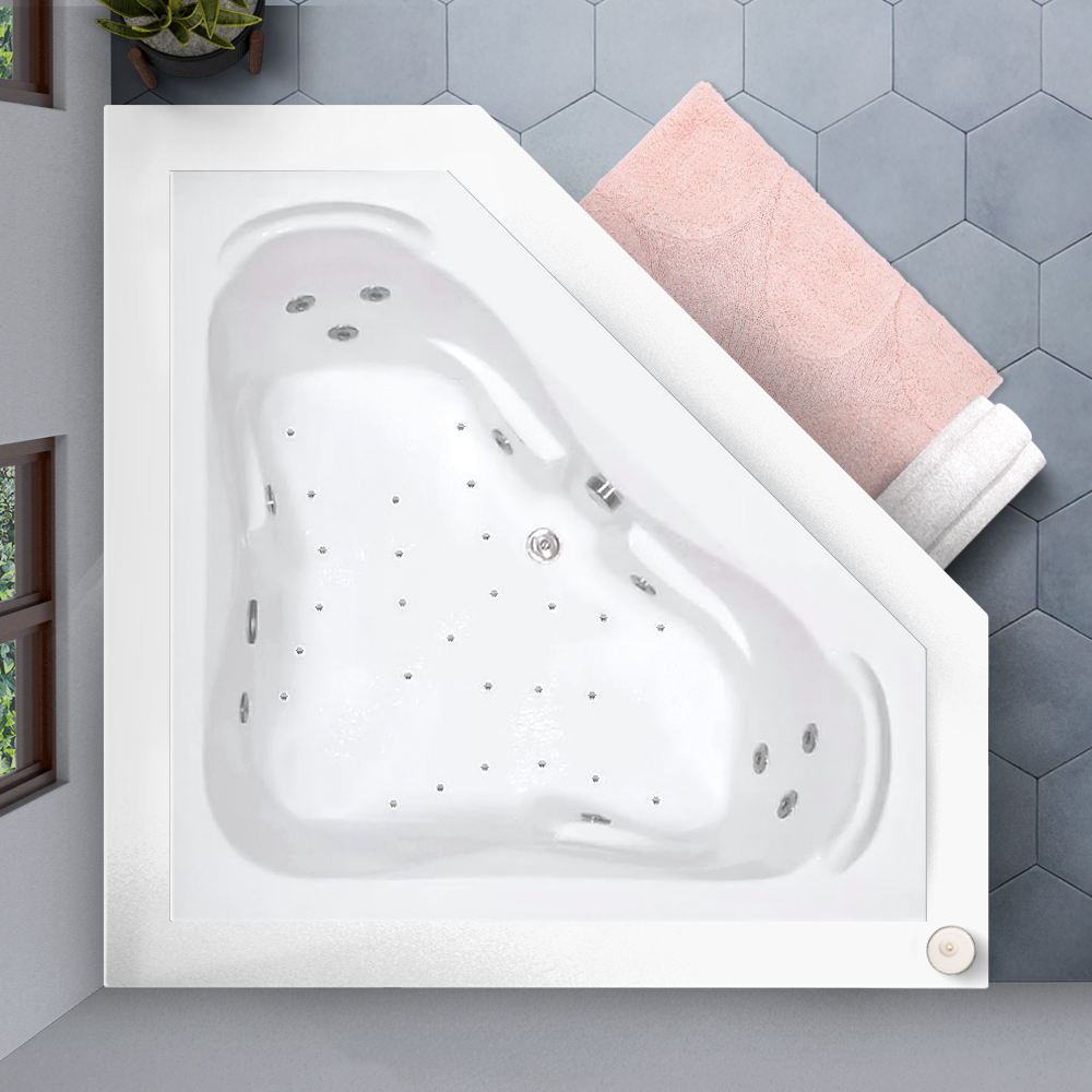 60x60CT Whirlpool and Air Bath Combination Tub