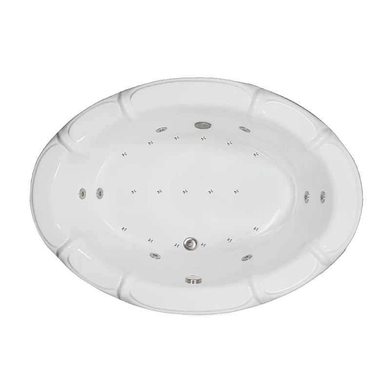 68x48 OV Whirlpool and Air Bath Combination Tub