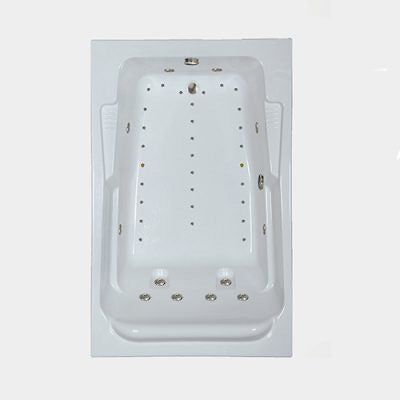 72x48 Whirlpool and Air Bath Combination Tub