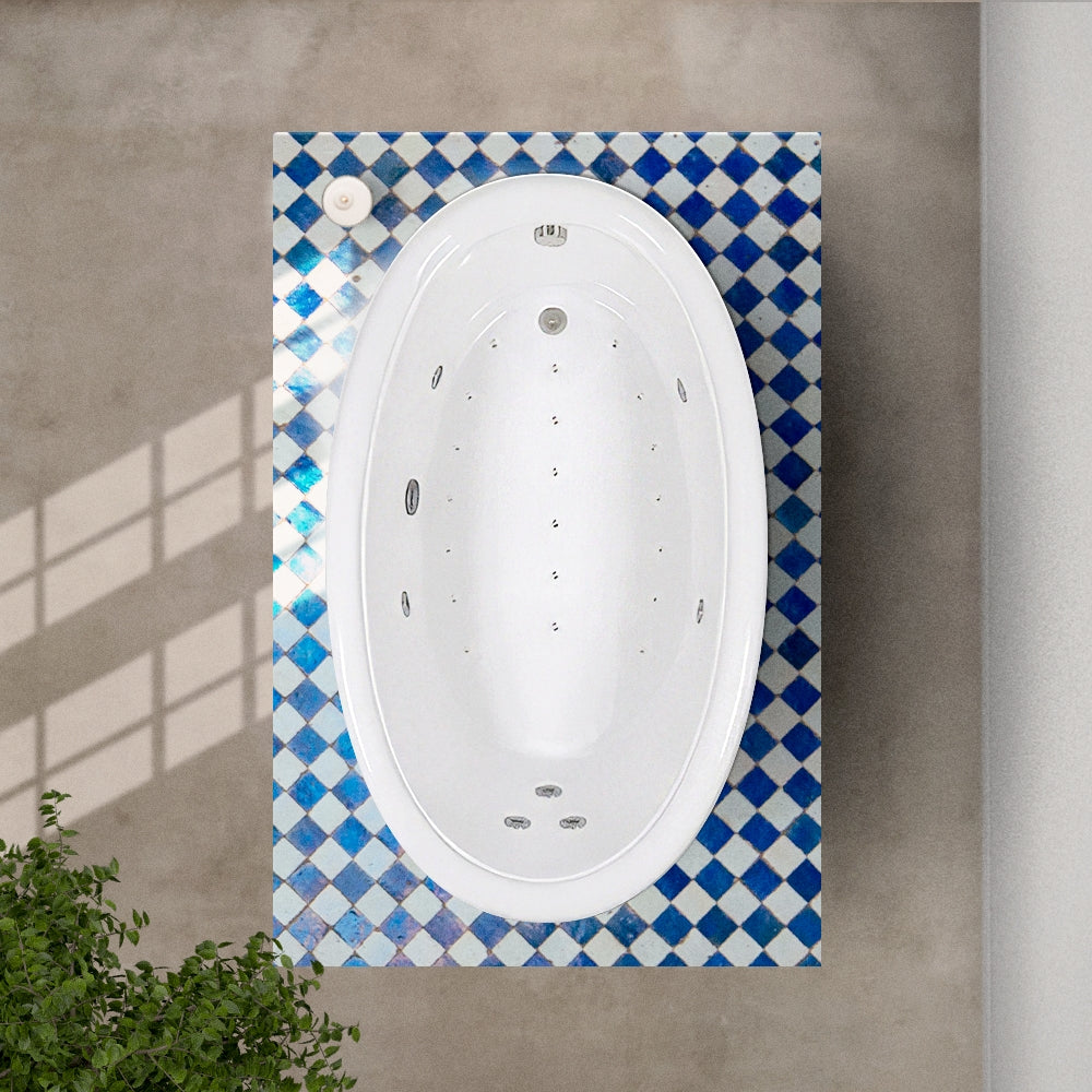 70x42 JR Whirlpool and Air Bath Combination Tub