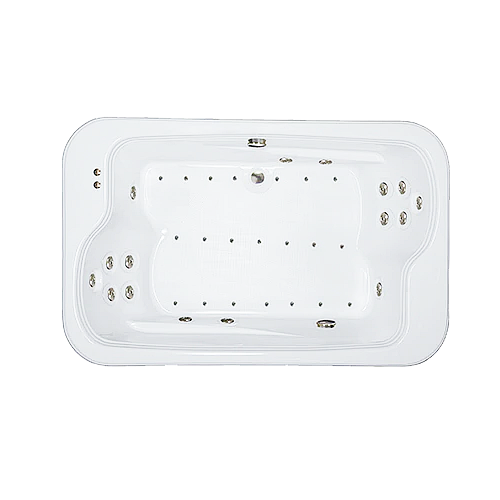 72x45 Whirlpool and Air Bath Combination Tub