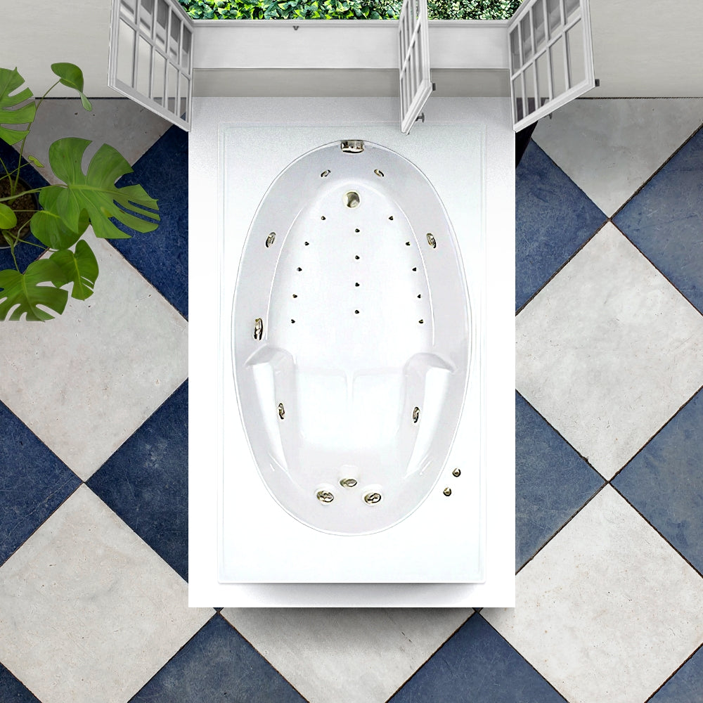 72x42 SW Whirlpool and Air Bath Combination Tub