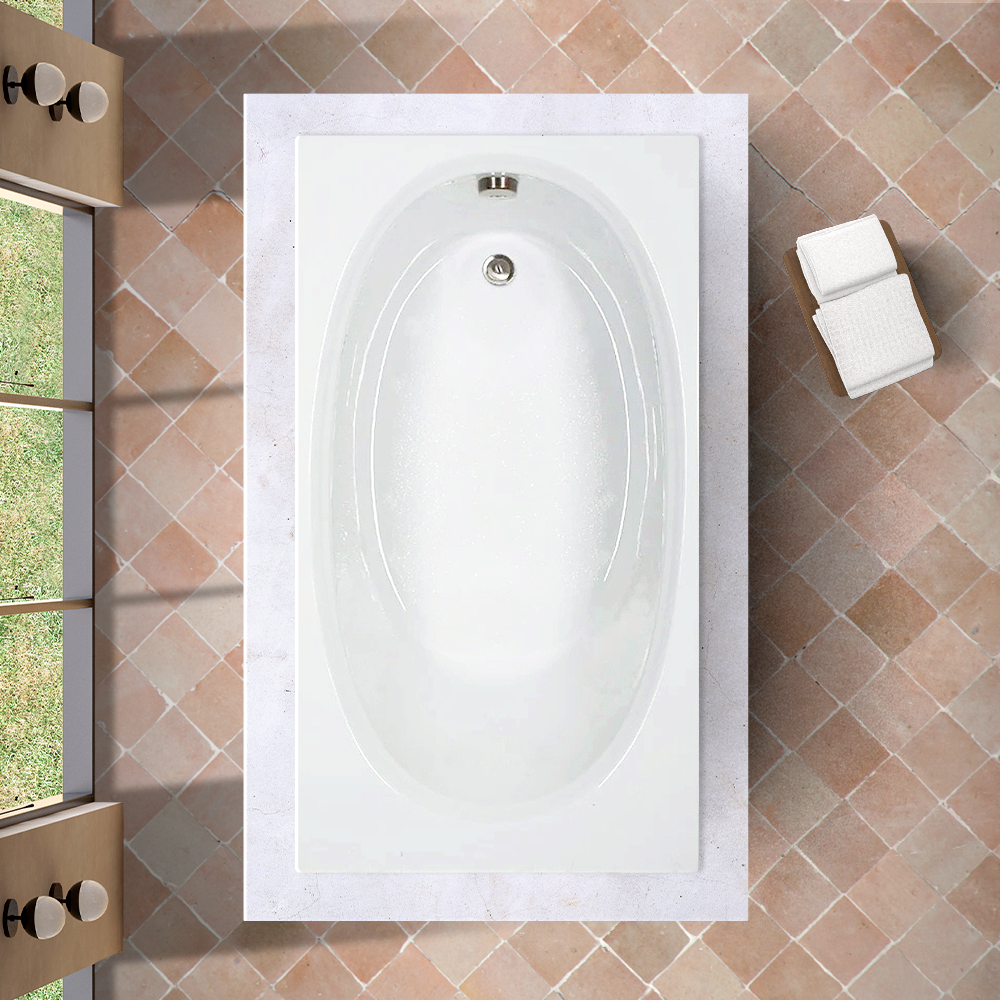 60x36OV Soaking Bathtub