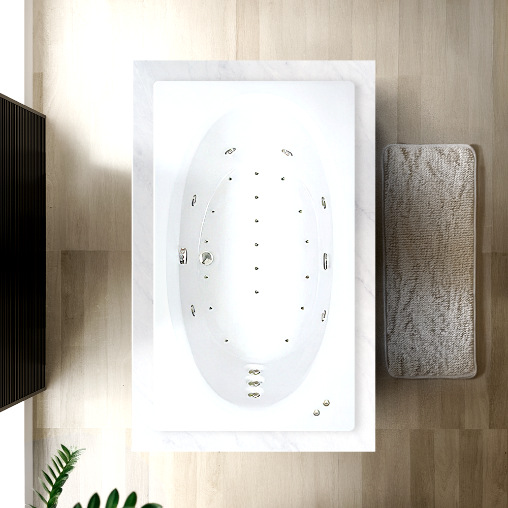72x42 GW Whirlpool and Air Bath Combination Tub